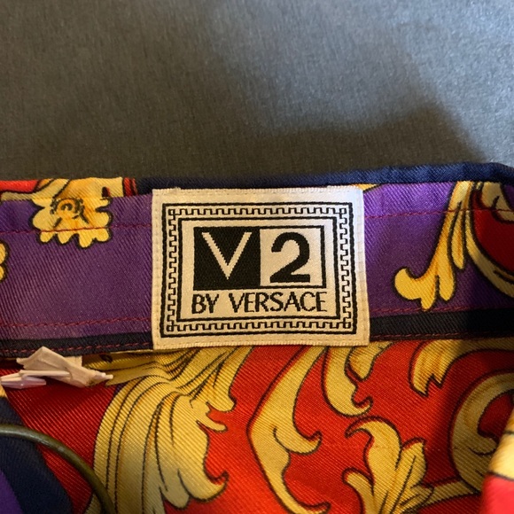 Vintage V2 By Versace Large Shirt - Picture 4 of 13